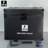 Firefog Snow Storm 1500 Pro lumimasiinat 1500 W flightcase-kotelossa