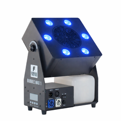 Firefog Bubble Max 1 -kuplakone LED-valoilla, DMX:llä ja kaukosäätimellä