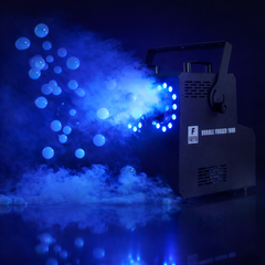 Firefog BUBBLE FOGGER 1000 -savu- ja kuplakone RGBW LED -valoilla