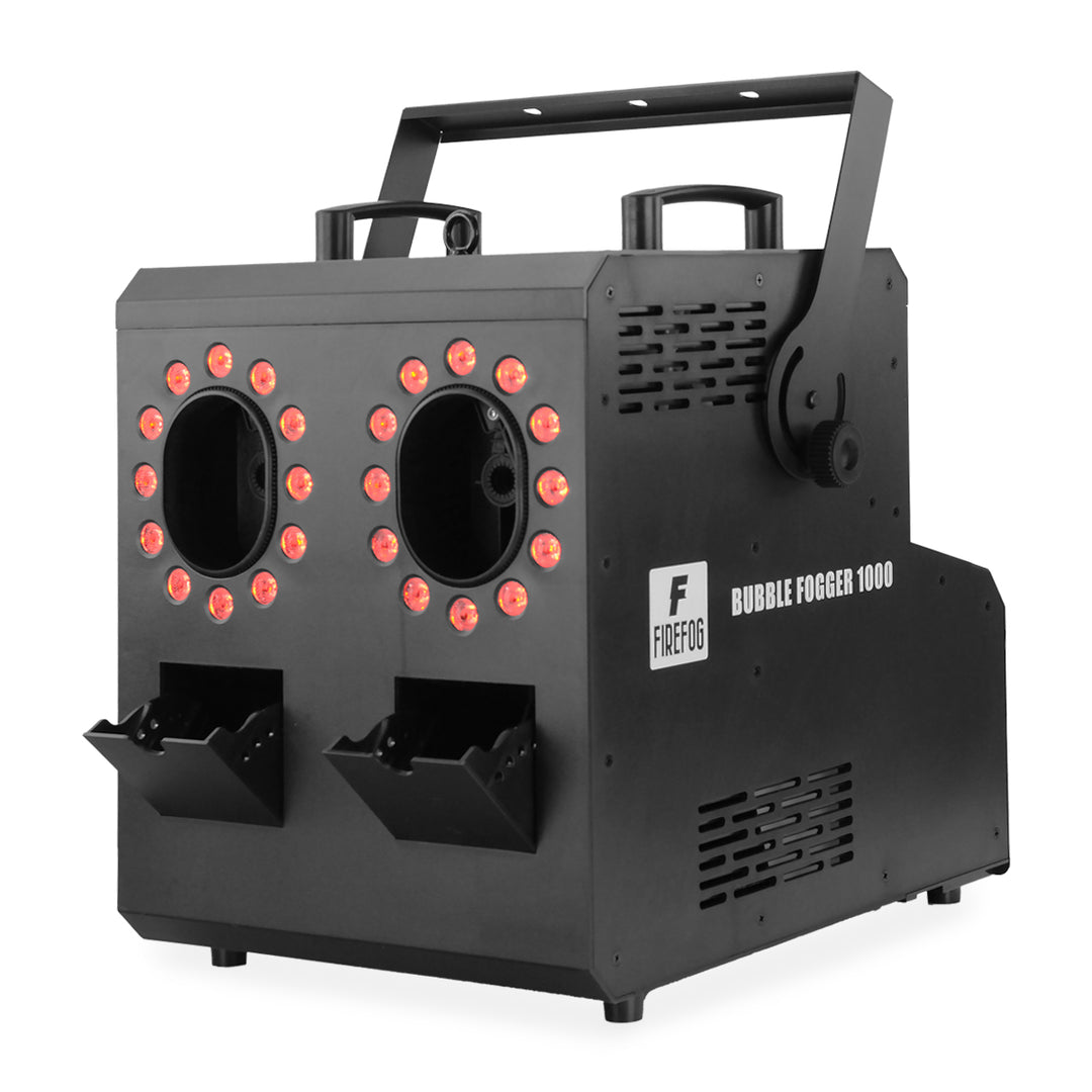 Firefog BUBBLE FOGGER 1000 -savu- ja kuplakone RGBW LED -valoilla