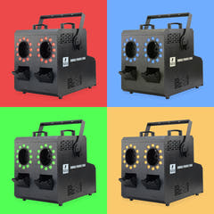 Firefog BUBBLE FOGGER 1000 -savu- ja kuplakone RGBW LED -valoilla