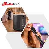 Audioport V15 kannettava aktiivikaiutin 500 W, 2 mikrotonit