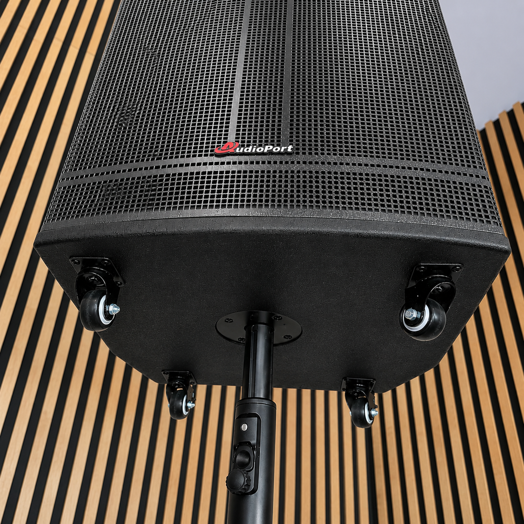Audioport V15 kannettava aktiivikaiutin 500 W, 2 mikrotonit