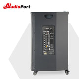 Audioport V15 kannettava aktiivikaiutin 500 W, 2 mikrotonit
