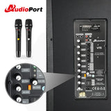 Audioport V15 kannettava aktiivikaiutin 500 W, 2 mikrotonit