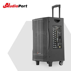 Audioport V12 kannettava aktiivikaiutin 350 W, 2 mikrofonia