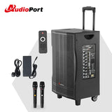 Audioport V12 kannettava aktiivikaiutin 350 W, 2 mikrofonia