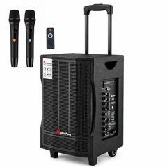 Audioport V8 kannettava aktiivikaiutin 250 W, 2 mikrofonia