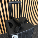 Audioport V8 kannettava aktiivikaiutin 250 W, 2 mikrofonia