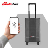 Audioport V8 kannettava aktiivikaiutin 250 W, 2 mikrofonia