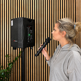 Audioport V8 kannettava aktiivikaiutin 250 W, 2 mikrofonia