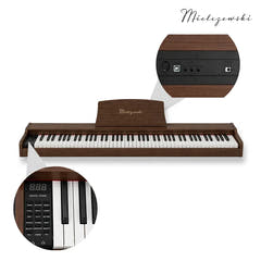 Mielczewski Tiento digitalpiano, ruskea