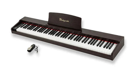 Mielczewski Tiento digitalpiano, tummanruskea