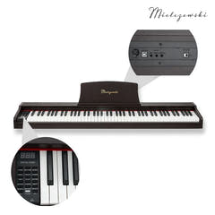 Mielczewski Tiento digitalpiano, tummanruskea