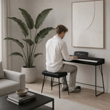 Mielczewski Tiento digitalpiano, tummanruskea
