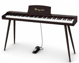 Mielczewski Virelai digitalpiano jaloilla, tummanruskea
