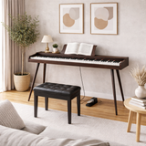 Mielczewski Virelai digitalpiano jaloilla, tummanruskea