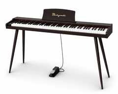 Mielczewski Virelai digitalpiano jaloilla, tummanruskea