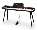 Mielczewski Virelai digitalpiano jaloilla, tummanruskea