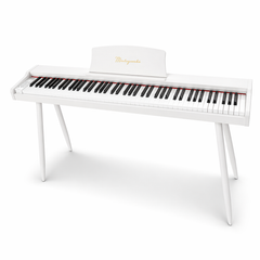 Mielczewski Virelai -digitalpiano jaloilla, valkoinen