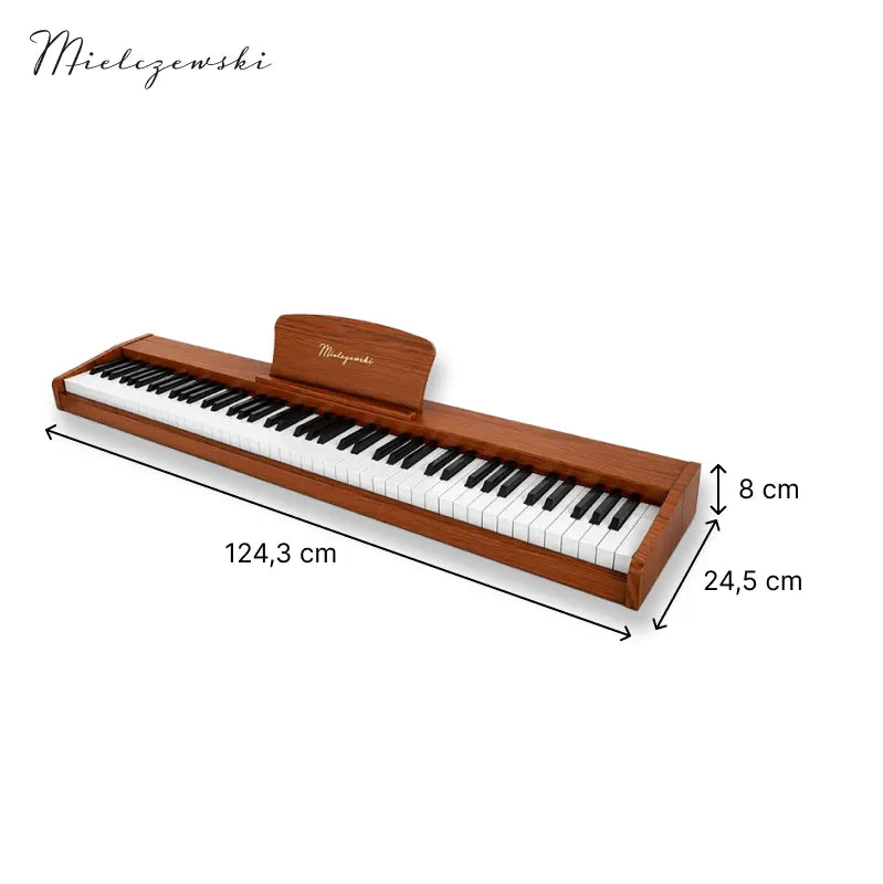 Mielczewski Canzona digitalpiano, vaalea mahonki