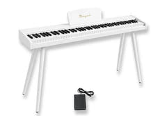 Mielczewski Canzonetta digitalpiano jaloilla, valkoinen