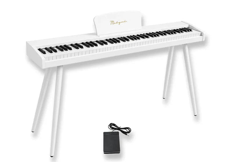 Mielczewski Canzonetta digitalpiano jaloilla, valkoinen