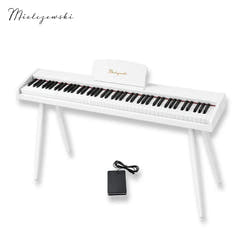 Mielczewski Canzonetta digitalpiano jaloilla, valkoinen
