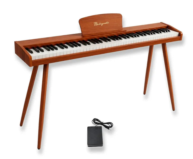 Mielczewski Canzonetta digitalpiano jaloilla, vaalea mahonki