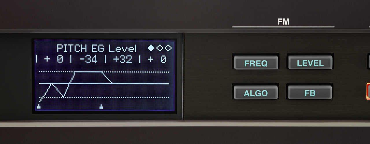 Yamaha Reface DX Synth Keyboard (musta)