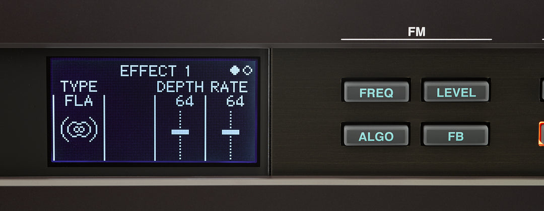 Yamaha Reface DX Synth Kosketinsoittimet (Musta)
