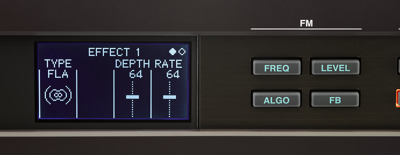 Yamaha Reface DX Synth Keyboard (musta)