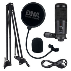 DNA USB Mikrotonit med Boom Arm og Popfilter