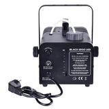 Light4Me BLACK 1200 LED Fog Machine Bundle