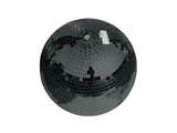 EUROLITE-setti, 50 cm:n musta peilipallo, stand ja kolmijalka cover, musta