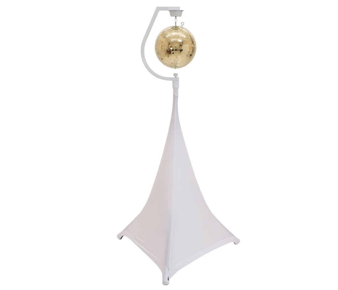 Moottoroitu pidike Paiipalloille jopa 30cm (Valkoinen)