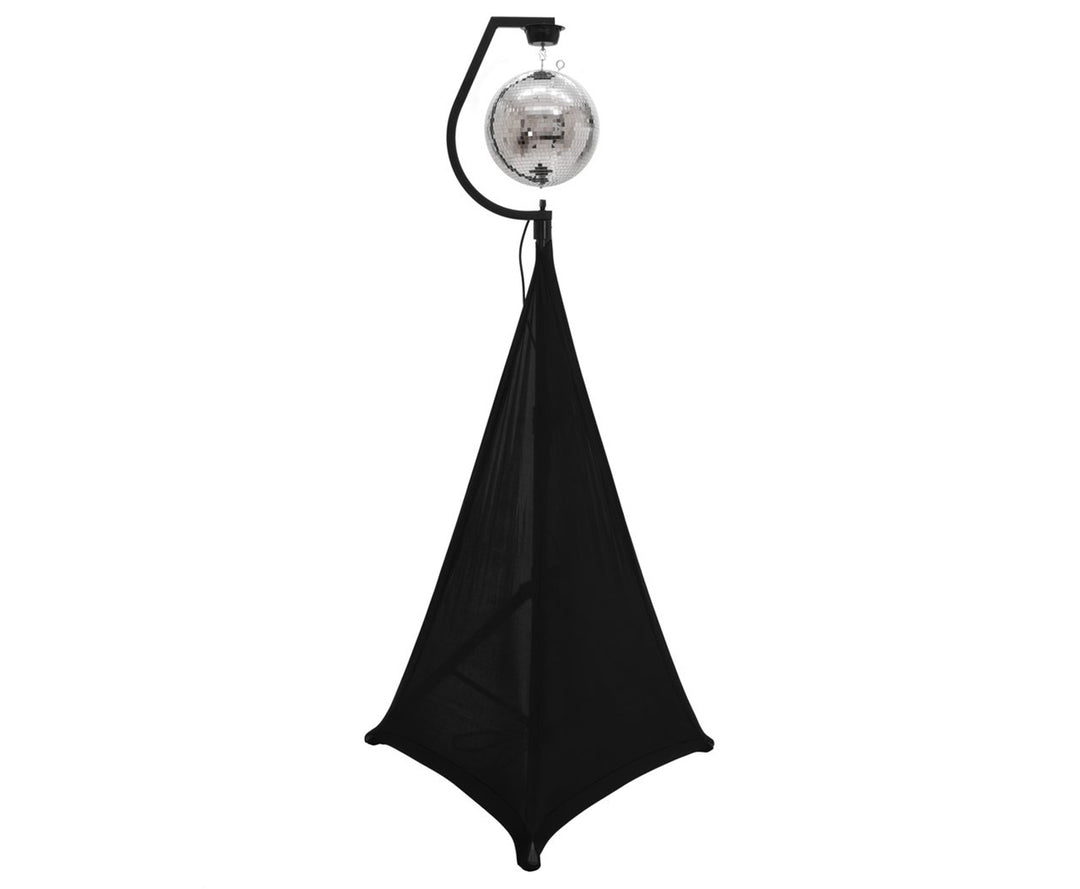Moottoroitu pidike Paiipalloille, enintään 50cm (Musta)