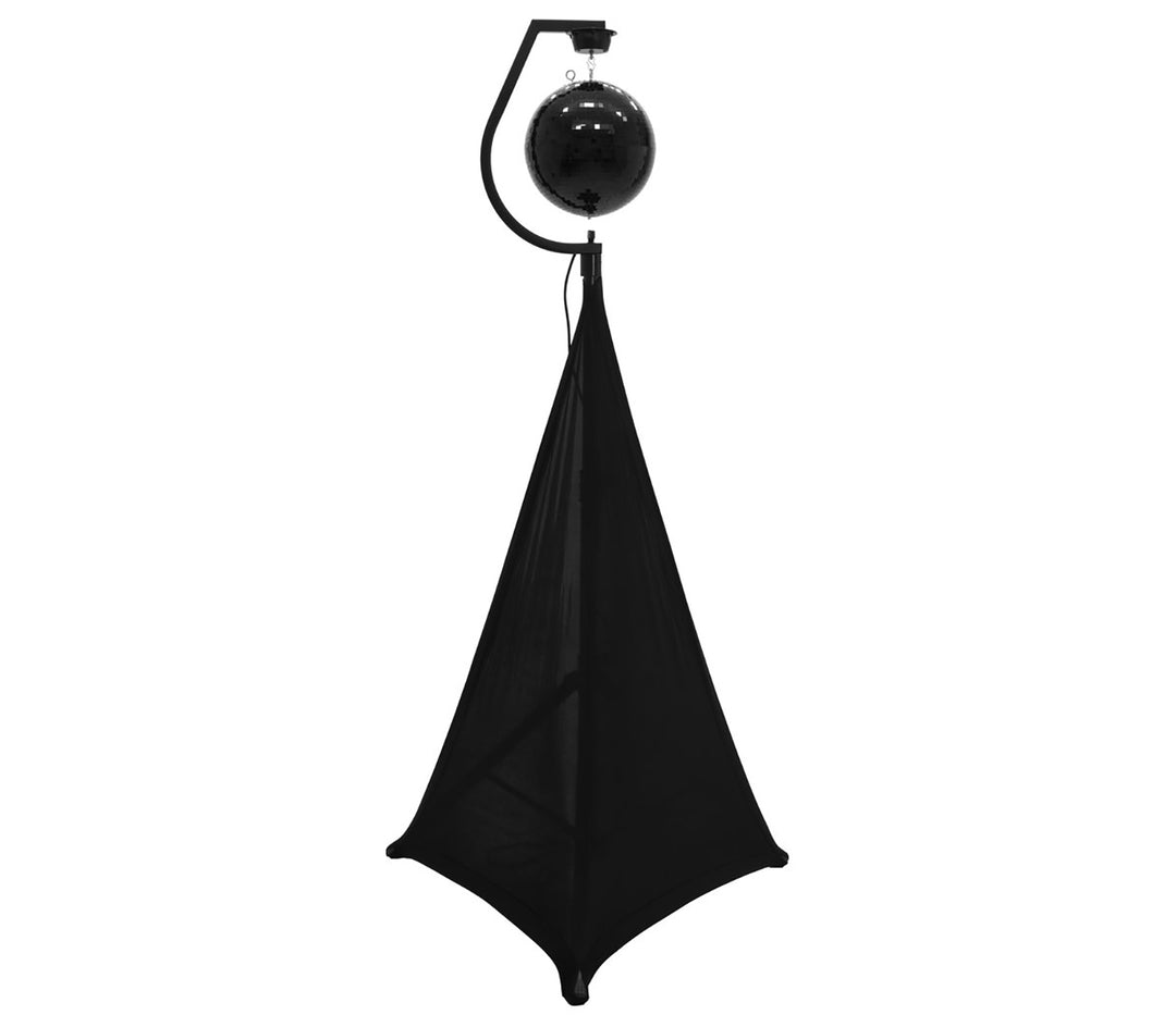 Moottoroitu pidike Paiipalloille, enintään 50cm (Musta)