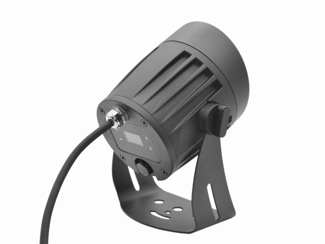 EUROLITE LED Ulko-Spot 15W RGBW QuickDMX telineellä