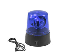 EUROLITE LED Mini Police Beacon sininen USB/akku