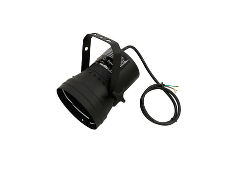 EUROLITE T-36 Pinspot-valo with Cable, black