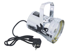 EUROLITE T-36 Pinspot-valo with Plug, silver