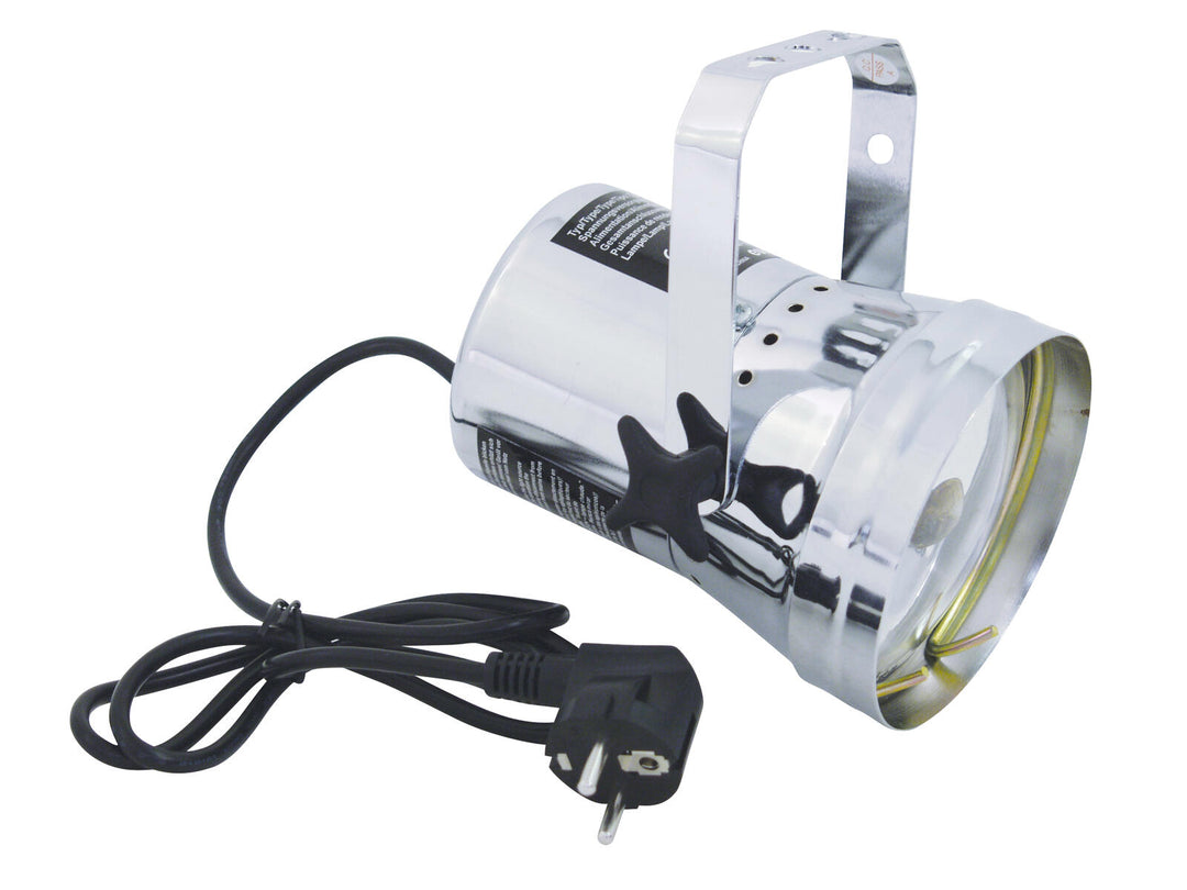 EUROLITE T-36 Pinspot-valo with Plug, silver