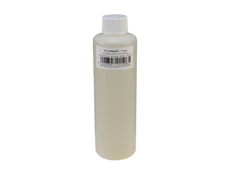 EUROLITE UV-aktivinen leimasintussi, läpikuultava sininen, 250ml