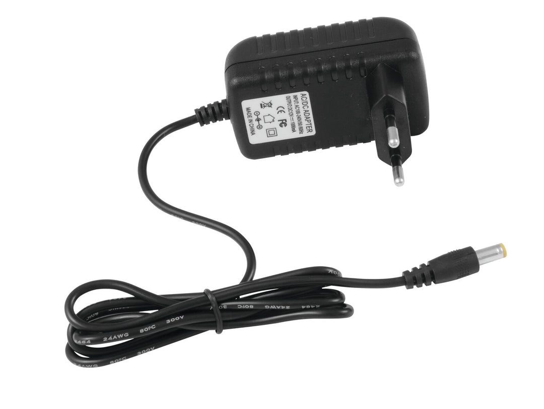 EUROLITE elektroninen virtalähde DC 12V, 1A