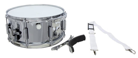 Basix-marssivirvelirumpu 14" x 6,5" metallikuorella ja polvituella