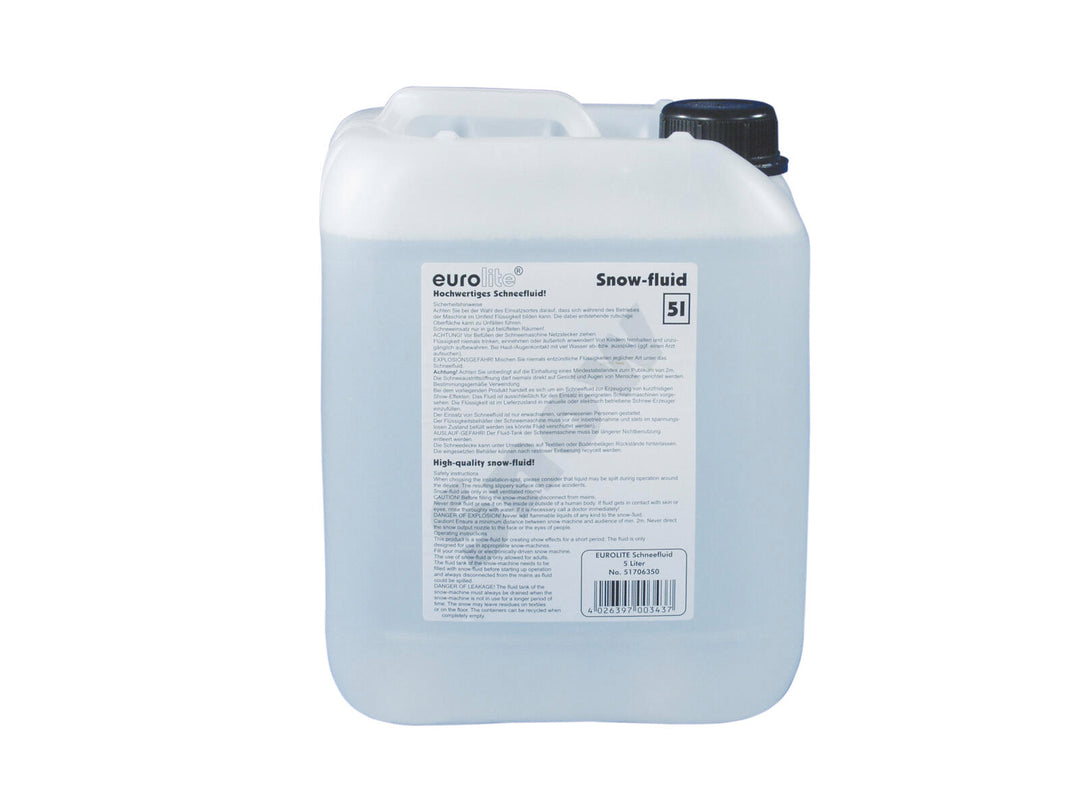 EUROLITE Setti Snow 5001 Snow Machine + Snow Fluid 5l