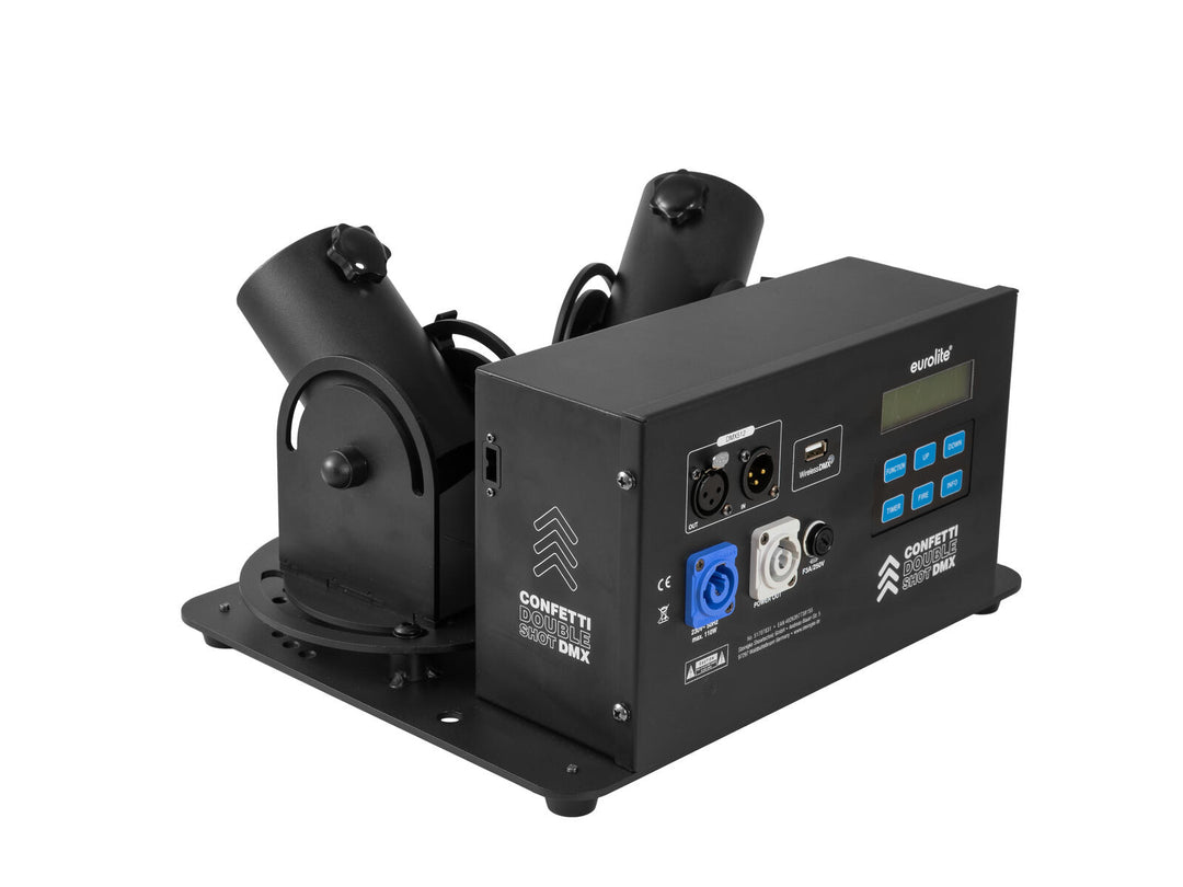 EUROLITE Konfettisuihku Double Shot DMX