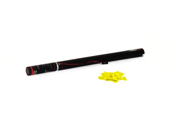 TCM FX Sähköinen konfettitykki 80cm, keltainen