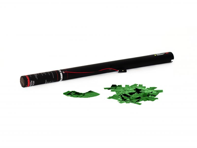 TCM FX Electric Konfettitykki 80cm, green metallic